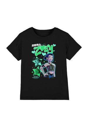 KPOP DEMON HUNTERS HUNTRIX ZOEY POPSTAR - Print T-shirt - black