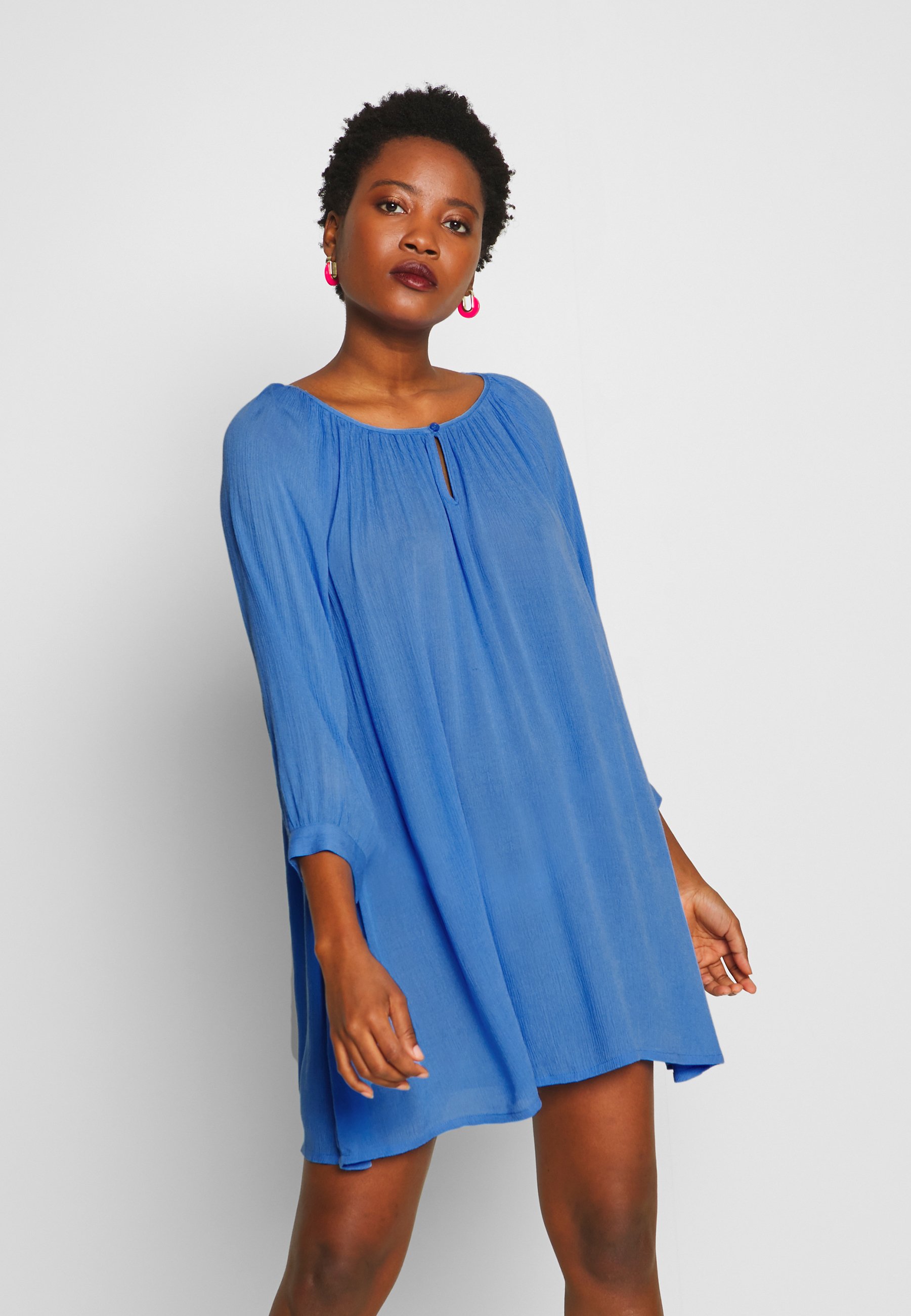 Kaffe Amber Tunika Provence Blau Zalando De 