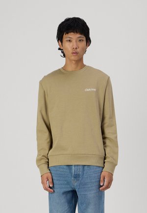 Jack & Jones JJEBRADLEY GRAPHIC CREW - Sportinis megztinis - coriander