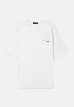 SHORT SLEEVE TEE - Trükipildiga T-särk - white