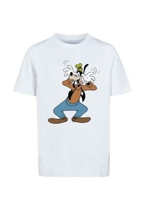 DISNEY GOOFY CRAZY  - Print T-shirt - white