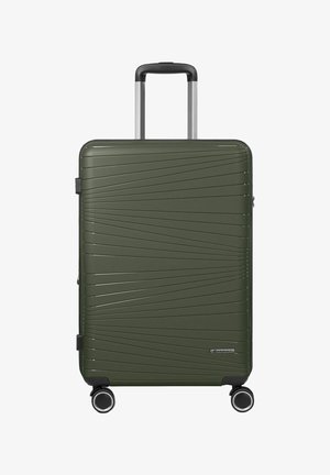 FRANKY, DALLAS 3.0 4 ROLLEN TROLLEY M 65 CM MIT DEHNFALTE UNISEX - Trolley - olive