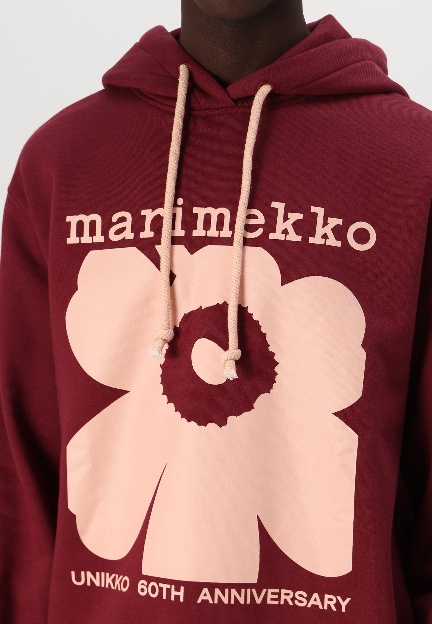 Marimekko LUUPPI UNIKKO UNISEX - Hoodie - wine red/bordeaux