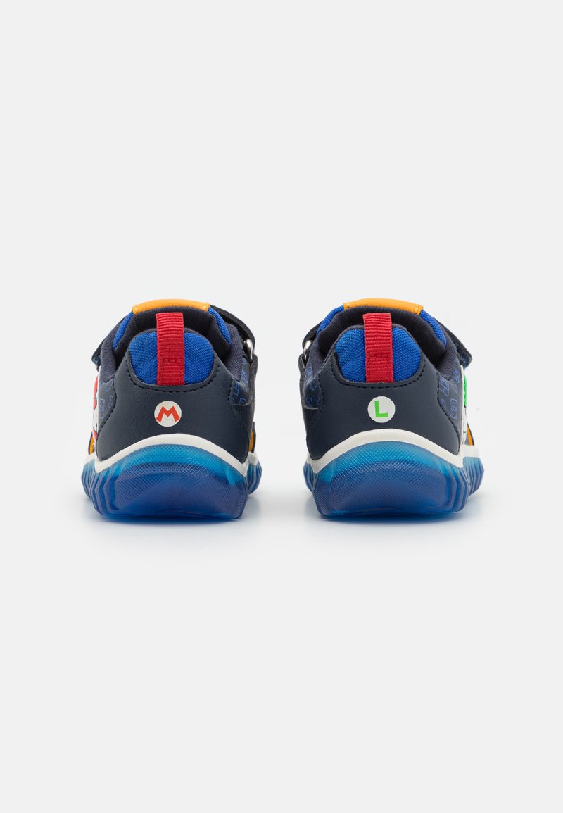 Baskets Geox B Lightyloo Boy B - Garçon - Synthétique Bleu Marine - Semelle Caoutchouc - Velcro