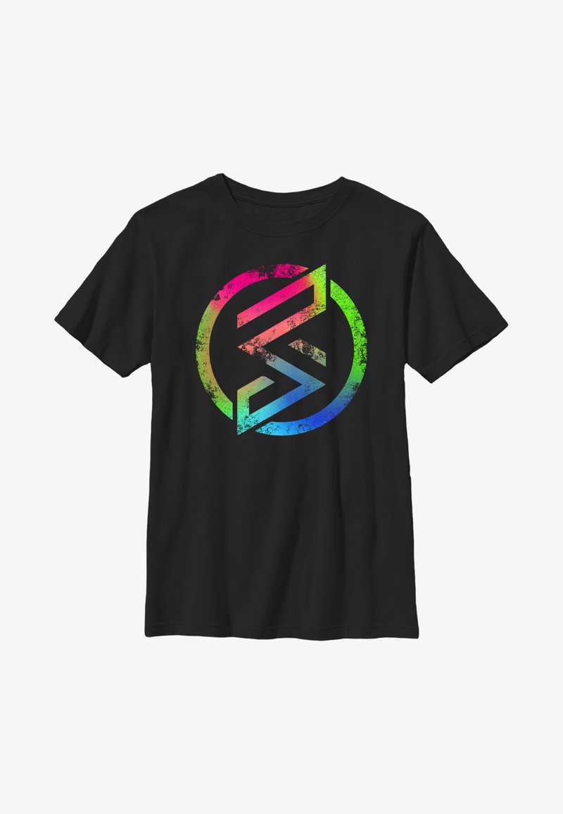 Marvel MARVEL MRSW RAINBOW EMBLEM UNISEX - Triko s potiskem - black