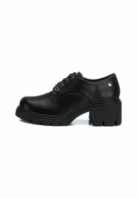 XTI Zapatos con cordones - black