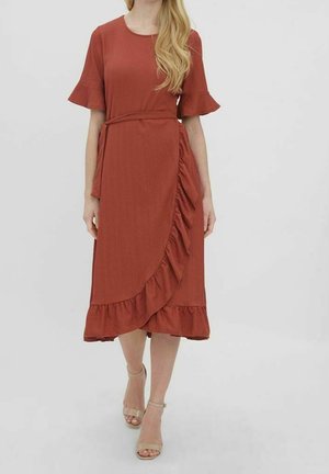 Freizeitkleid - cognac