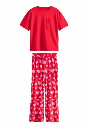 Next TALL FIT - SHORT SLEEVE SET - Pyjama - red heart