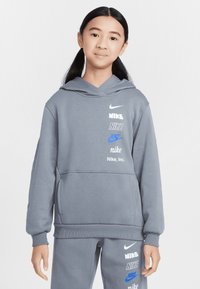Nike Sportswear CLUB UNISEX - Hoodie - smoke grey/white