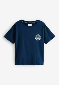 Next REGULAR FIT - SHORT SLEEVE SET - Pyžamová sada - navy blue stripe