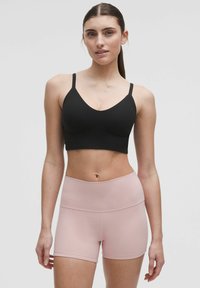 FOCUSER™ SCOOP-NECK C/D - Športni modrček z rahlo podporo - black