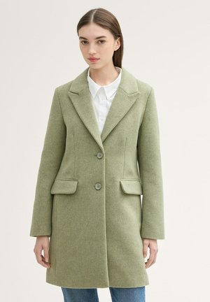 Classic coat - greyish green melange