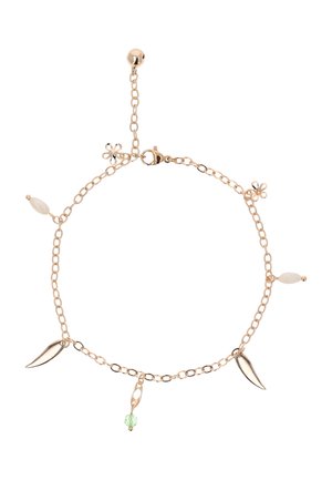 faina Anklet - rose gold-coloured green