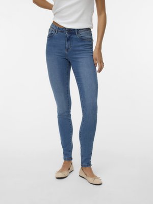 Vero Moda VMTANYA - Jeggings - medium blue denim