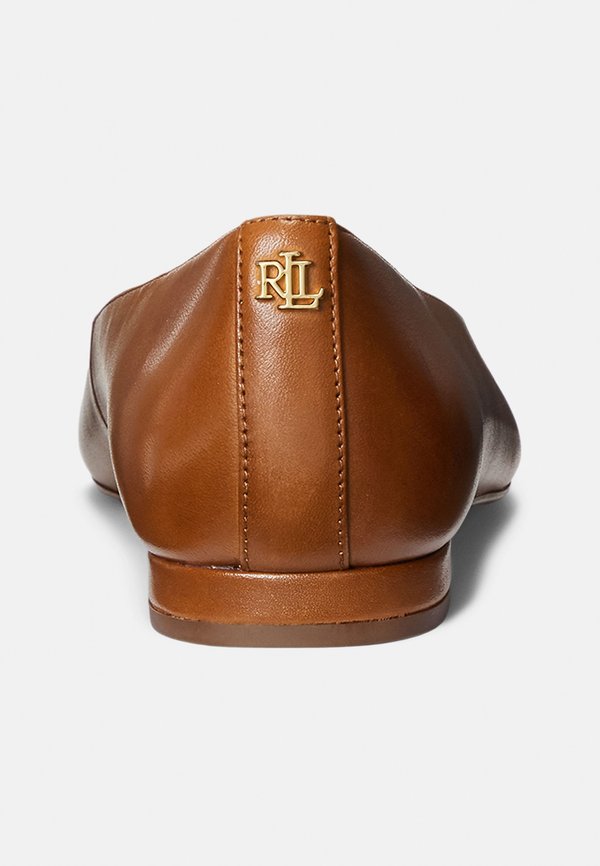 LONDYN BURNISHED LEATHER BALLET FLAT - Ballet pumps - deep saddle tan2