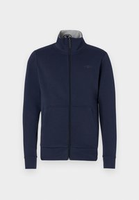 Sweater met rits - sky captain blue