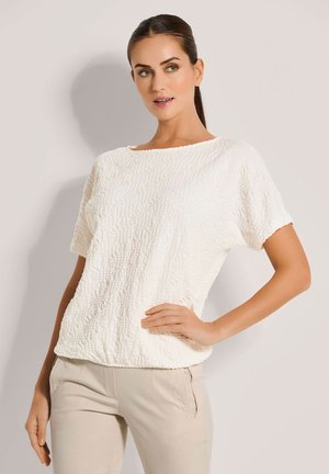 T-Shirt print - wool white