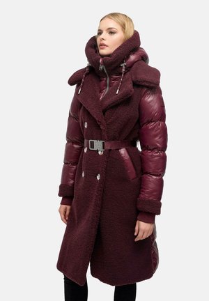 Navahoo, WINTERMANTEL KUSCHELTRAUM 14 - Manteau d'hiver - dark red melange