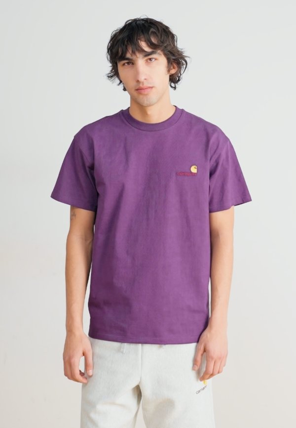 AMERICAN SCRIPT - Basic T-shirt - huckleberry4