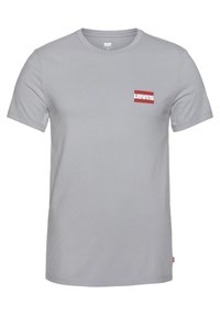 Levi's® CREWNECK GRAPHIC TEE 2 PACK - T-shirt basic - grey/white