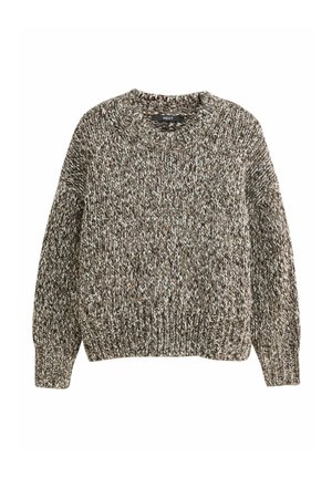 TWIST CREW NECK - Džemper - chocolate brown