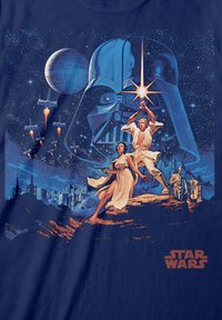 Henry Tiger STAR WARS NEW HOPE VINTAGE POSTER - Triko s potiskem - navy blue