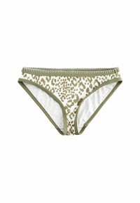 Next HIGH LEG - Bikini apakšdaļas - khaki green animal print