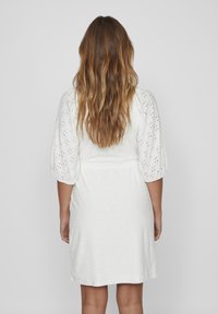 VILA VINYNNE WRAP DRESS - Dnevna obleka - cloud dancer