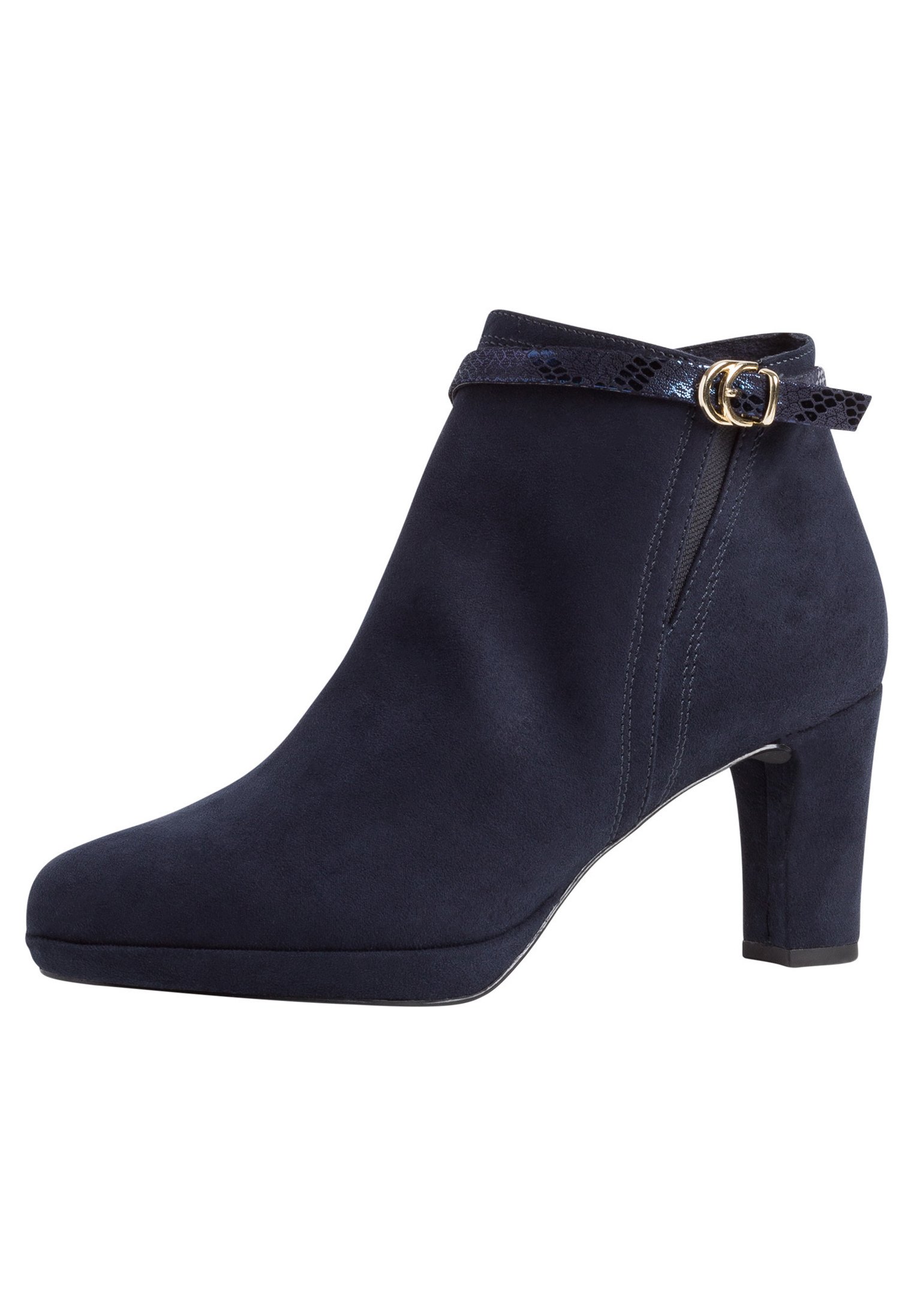 Tamaris Enkellaarsjes met hoge hak - navy/blauw - Zalando.be
