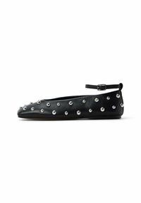 ALDO Ballerina's met enkelbandjes - black