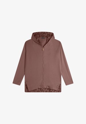 Freddy CON CAPPUCCIO - Sweat zippé - brown