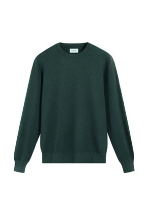 BASIC ROUND NECK - Jersey de punto - dark green