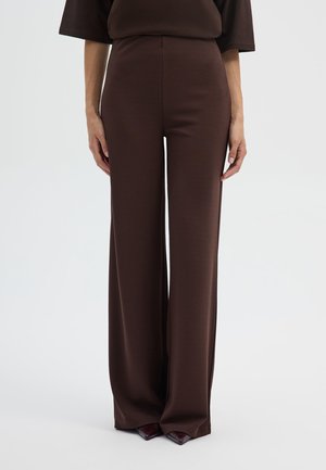 Terranova, PANTALONE LUNGO TINTA UNITA - Pantaloni - dark-brown