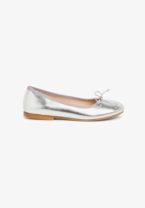 NIÑA PIEL MANOLETINAS  – Klassischer Ballerina – plata