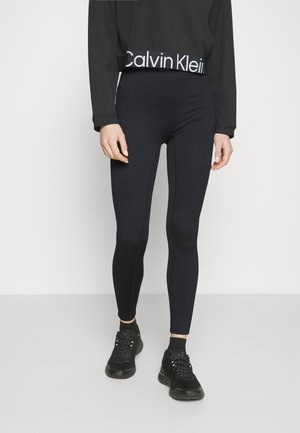 Legginsy Calvin Klein Jeans - Czarne legginsy Calvin Klein Jeans, s, bez  wzorów, z jeansu. Za 189.99 zł. - Legginsy - Spodnie - Odzież damska -  Sklep Dzień Dobry TVN