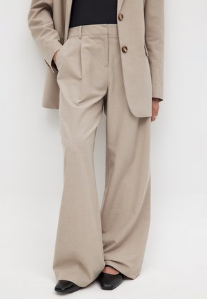 NA-KD MIT MITTLERER TAILLE - Pantalones - sand