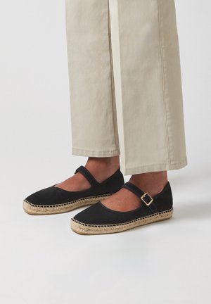 ANTIBES - Ballerina's met enkelbandjes - black vegan