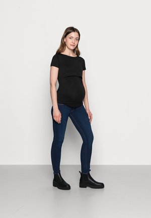 NURSING 2er PACK - Basic T-shirt - T-shirt - bas - dark blue/black