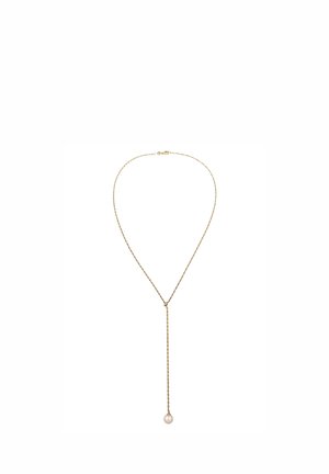Y-KETTE MIT PERLEN VON SWAROVSK - Collier - gold-coloured