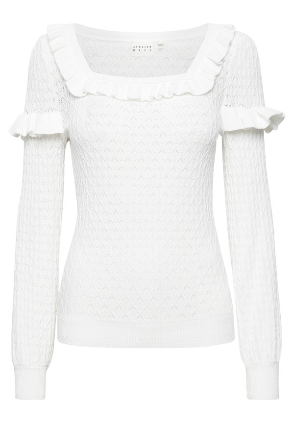 IRFANTINO - Jumper - cloud dancer4