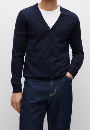 Strickjacke - dark blue