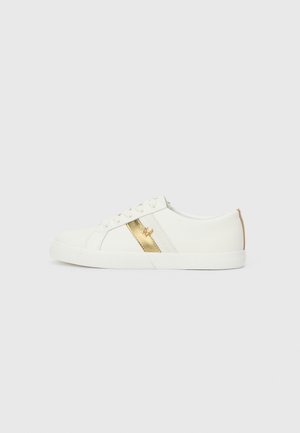 JANSON II LOW - Sporta apavi - snow white/antique gold-coloured