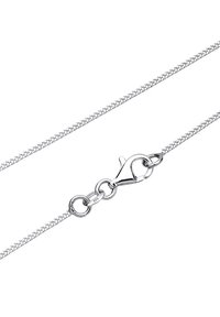 Hõbedane kaelakee, mis on valmistatud metallist tekstuuriga disainiga, sisaldab homaariklambrit ja ringikujulisi linke. Märgistatud 925 sterling hõbe.