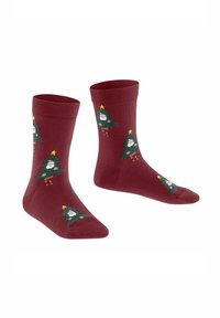 FALKE SANTAS SPACEROCKET - Socken - ruby