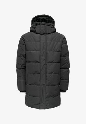 Only & Sons ONSCARL QUILTED OTW - Talvitakki - grey pinstripe