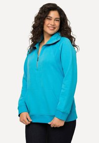 Soutien Gorge Allaitement Ulla Popken Basic Sweatshirt Zweifarbige Kordel Maillot De Vêtement Grande Taille Confortable