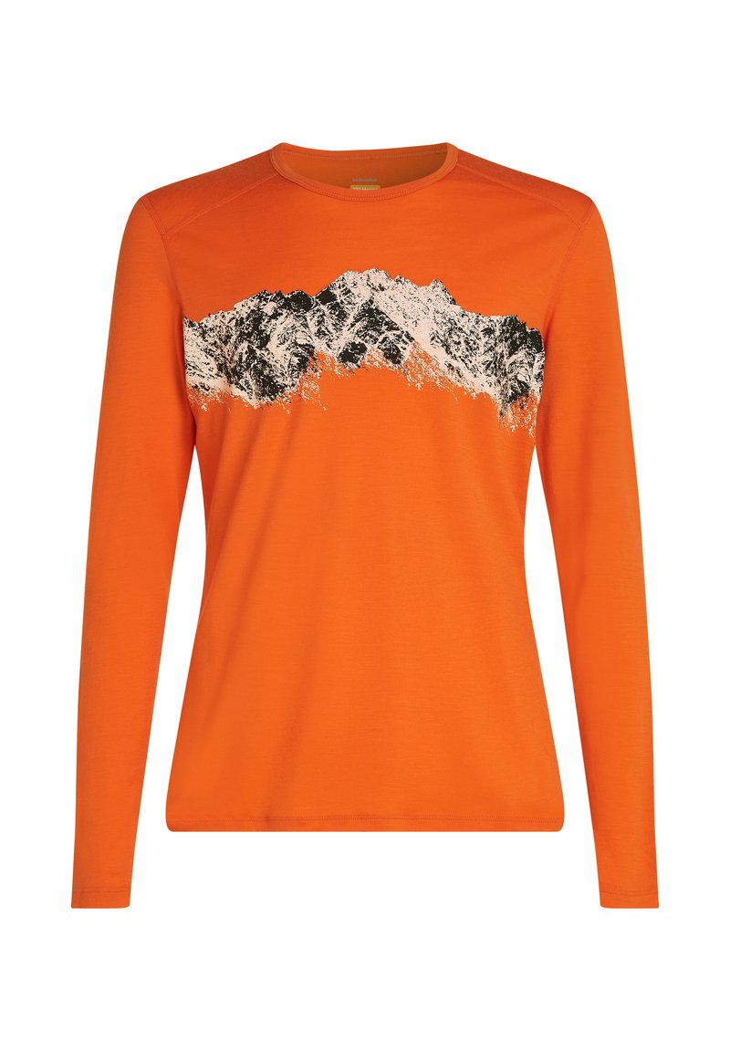 Icebreaker Longsleeve oranje
