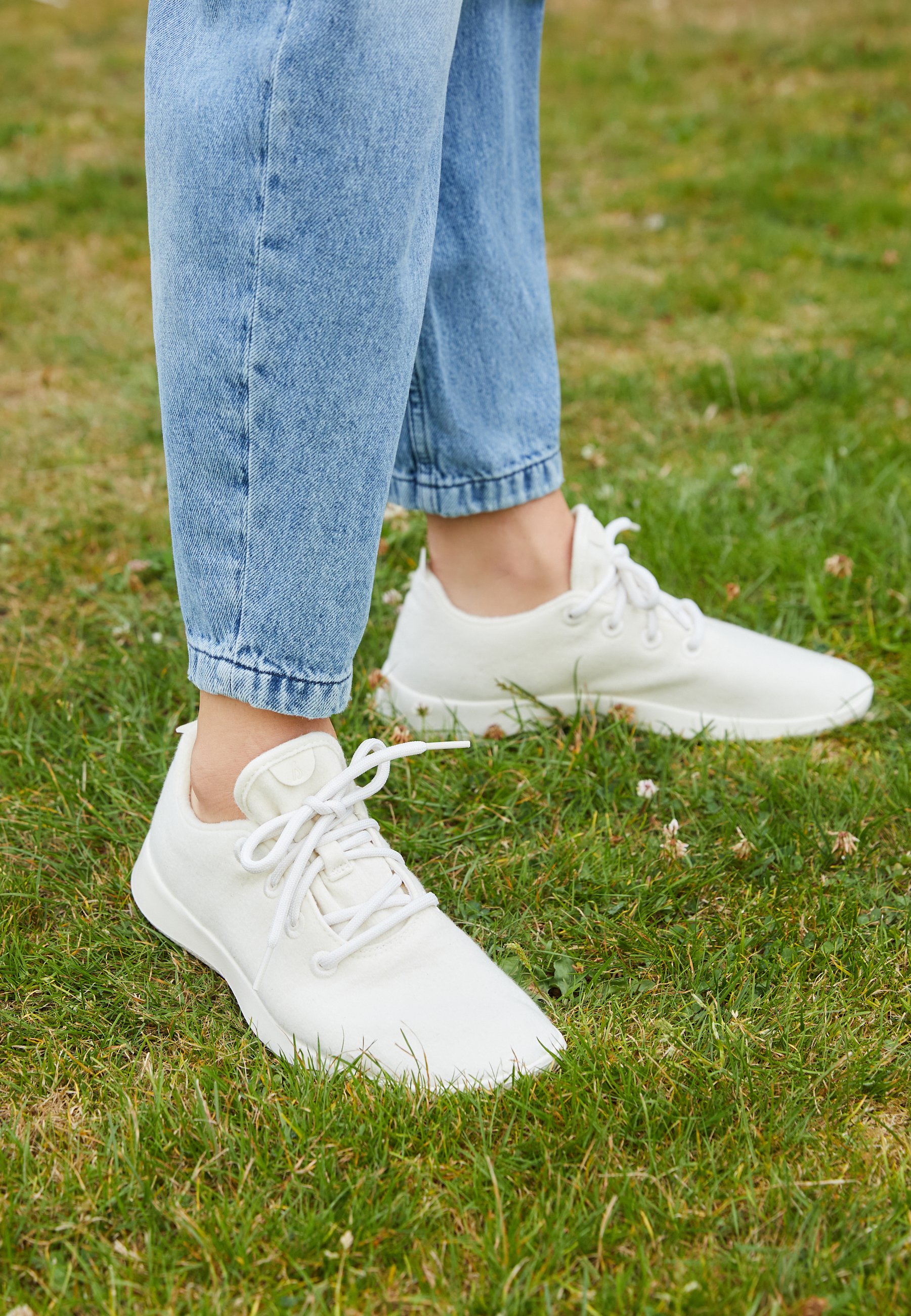 Allbirds WOOL RUNNERS - Sneakers laag - natural white/crème - Zalando.nl
