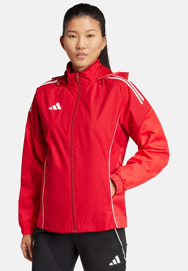 adidas Performance ALLWETTER TIRO COMPETITION - Regenjas - rotlila