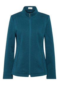Fleecejacke - petrol / melange